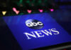 ABC News logo on a smartphone screen