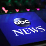 ABC News logo on a smartphone screen