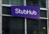 StubHub sign displayed on a building exterior