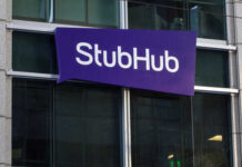 StubHub sign displayed on a building exterior