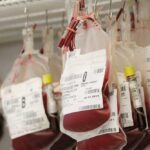 Storage of blood bags in a medical facility
