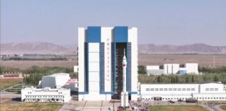 China's Shenzhou 23 crew's rocket rolled out to the launch pad