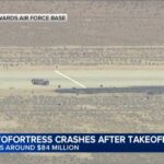 B-52 bomber crashes after takeoff from Edwards Air Force Base