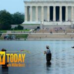 Ex-Olympian Arrested for Allegedly Touching Reflecting Pool Floor