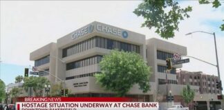 Hostage situation underway at Chase Bank in downtown Bakersfield