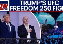 WATCH: Trump arrives for White House UFC Freedom 250 event