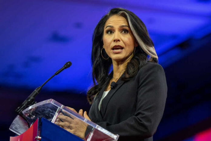 Woman speaking at a podium with microphone
