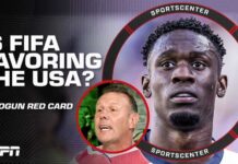‘THEY ARE MAKING UP RULES!’ 😳 Craig Burley on FIFA suspending Balogun’s red card | SportsCenter