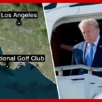 Armed man arrested at LA golf course Trump was headed to