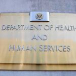 Department of Health and Human Services building plaque