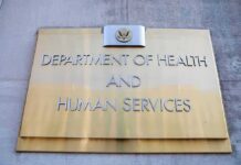 Department of Health and Human Services building plaque