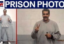 Venezuela's Maduro poses for prison photos from behind bars in New York City